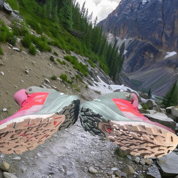 Salomon Out Pulse Mid GTX Women's Hiking Shoes Size 8 Waterproof Gore-Tex - Picture 6 of 11